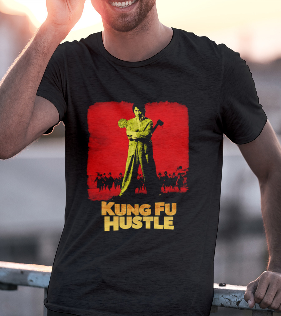 Kung Fu Hustle Axe Lollipop Scene Red T-Shirt