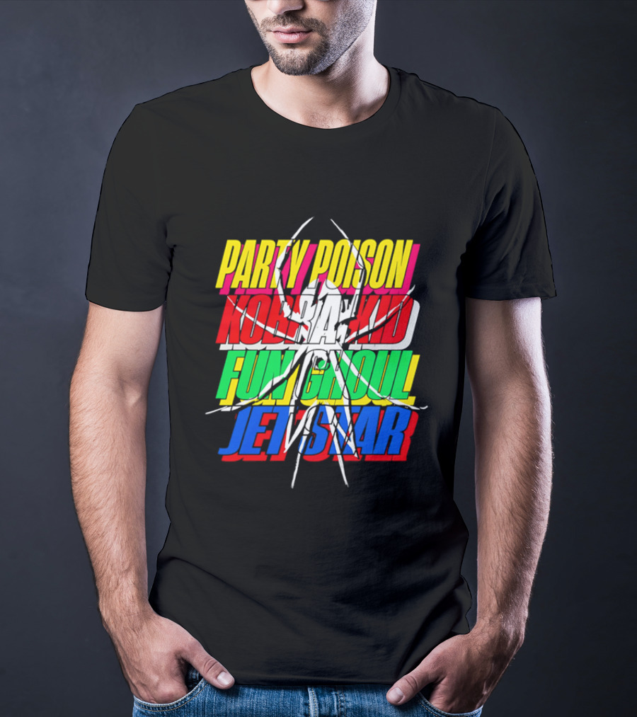 Party Poison Kobra Kid Fun Ghoul Jet Star My Chemical Romance The Fabulous Killjoys T-Shirt