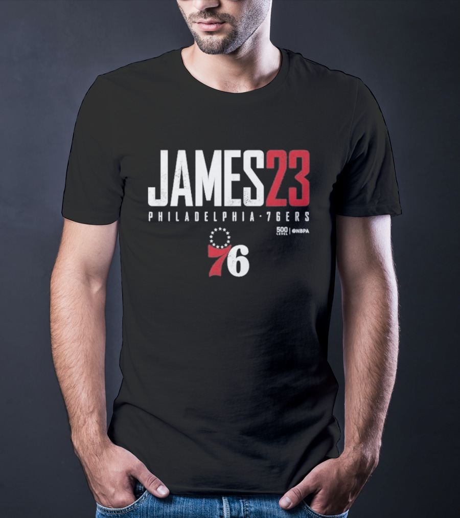 JAMES 23 Philadelphia 76ers 76 NBA T-Shirt