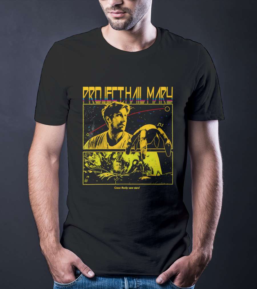 Project Hail Mary Rocky Grace Save The Stars T-Shirt