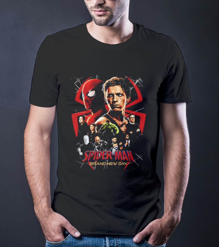 Spider Man Brand New Day Heroes Collage T-Shirt