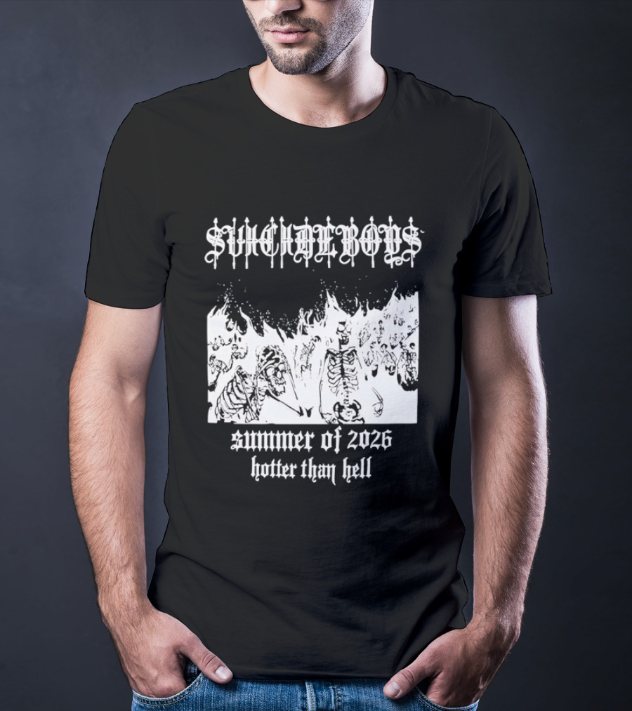 Suicideboys Summer Of 2026 Hotter Than Hell Skeletons T-Shirt