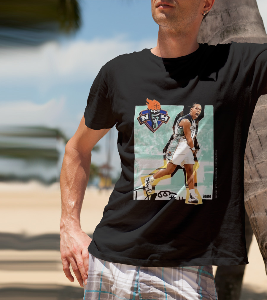 WNBA Legends Teresa Weatherspoon New York Liberty SLAM T-Shirt