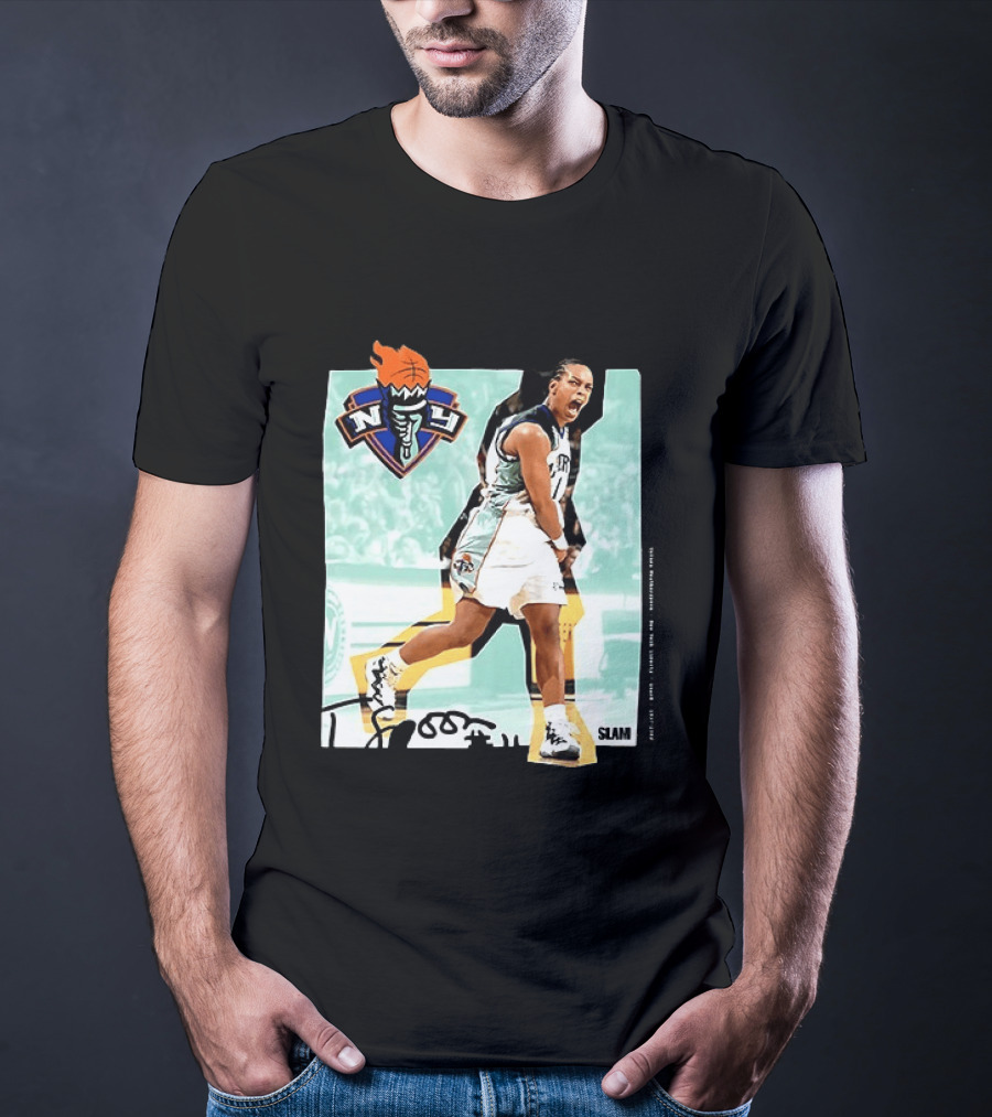 WNBA Legends Teresa Weatherspoon New York Liberty SLAM T-Shirt