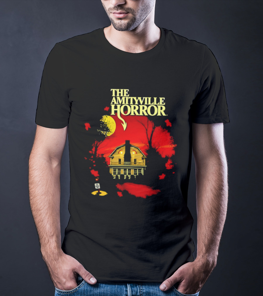 The Amityville Horror Haunted House Red Sky T-Shirt