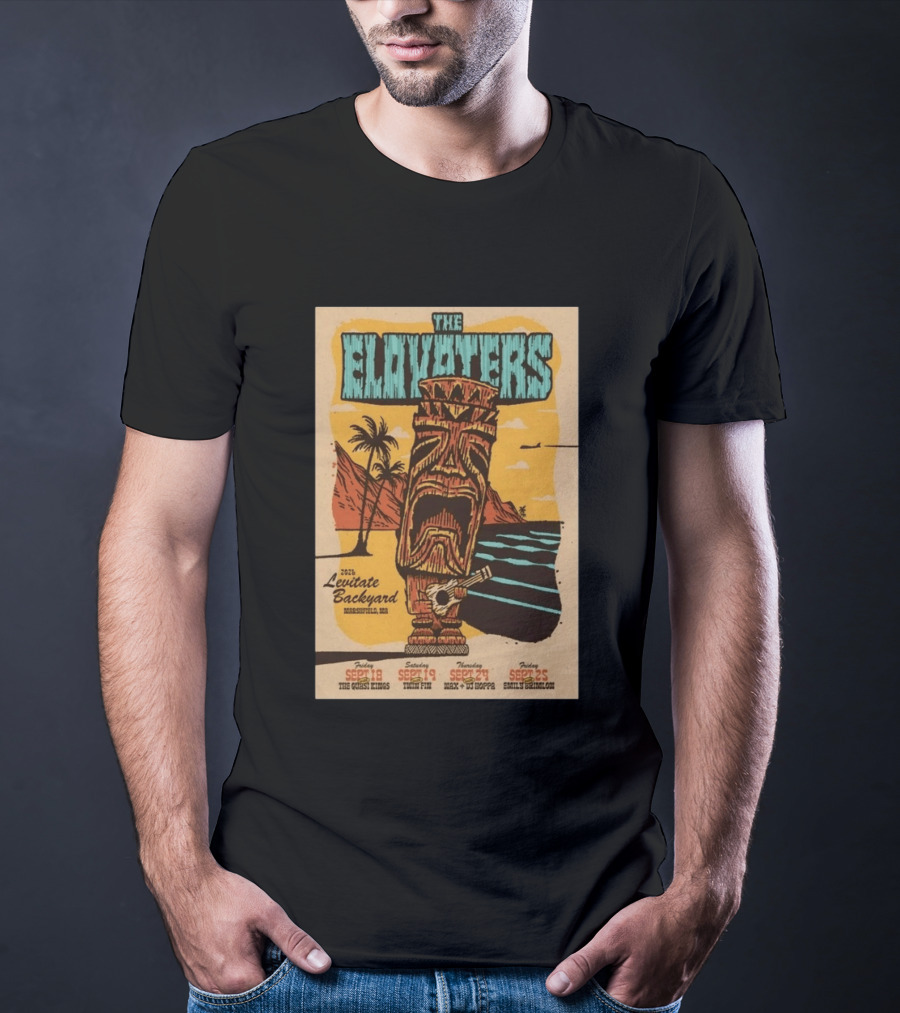 The Elovaters 2026 Levitate Backyard Marshfield MA Event With The Guess Who Max DJ Boppa Emily Rose Sept 18 25 T-Shirt