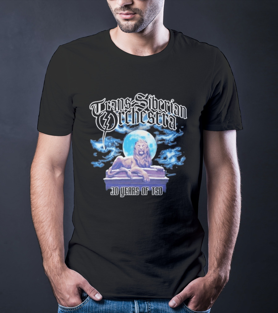 Trans Siberian Orchestra 30 Years Of TSO With Lion And Moon T-Shirt