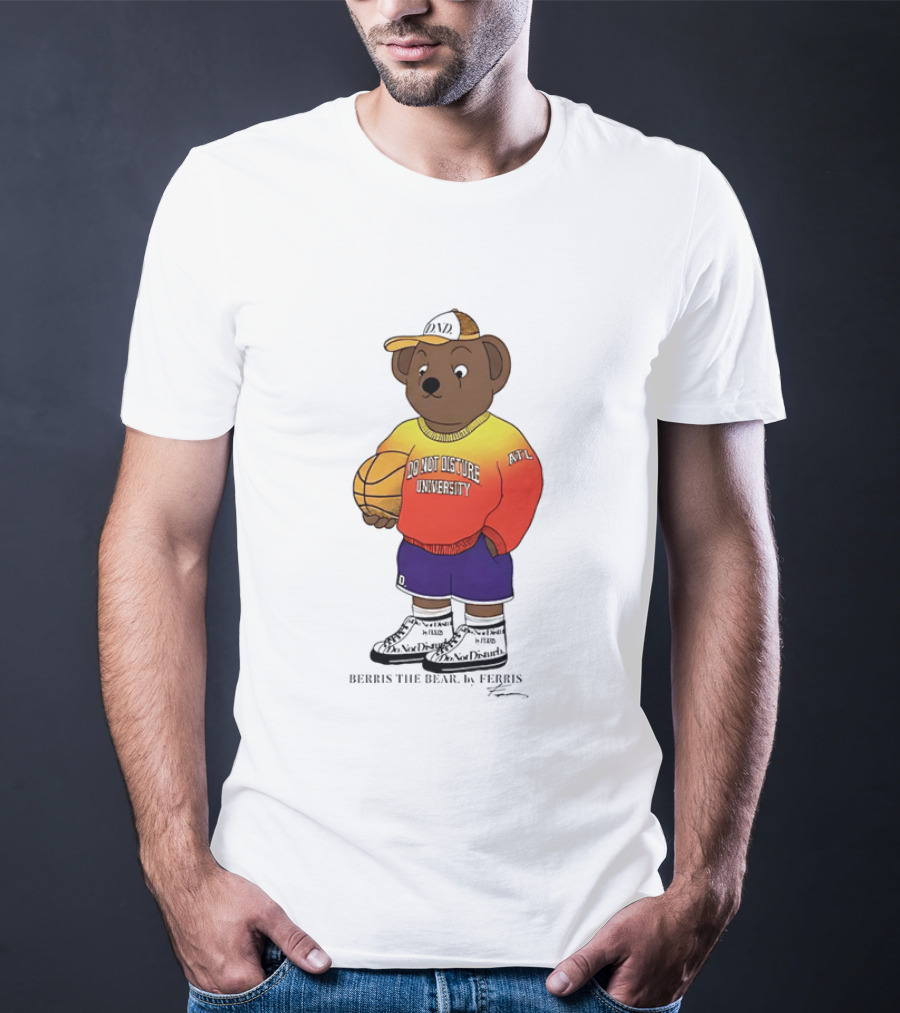 Berris The Bear Basketball Do Not Disturb University Giannis Antetokounmpo T-Shirt