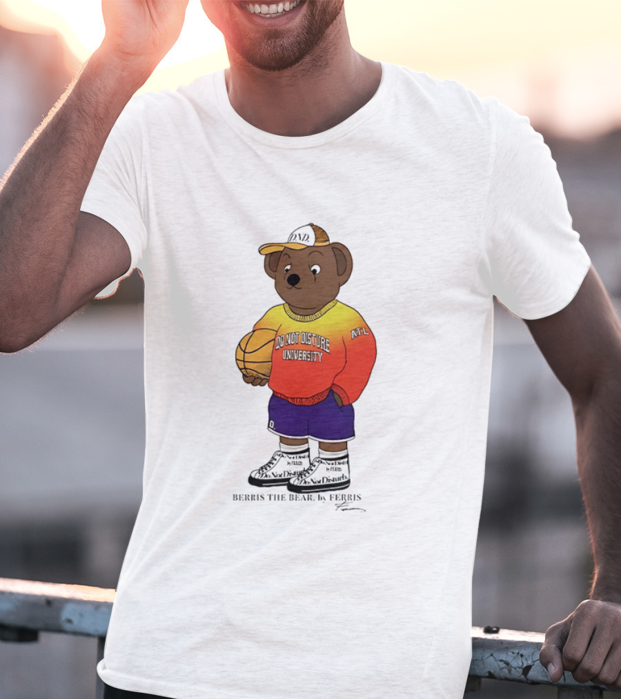 Berris The Bear Basketball Do Not Disturb University Giannis Antetokounmpo T-Shirt