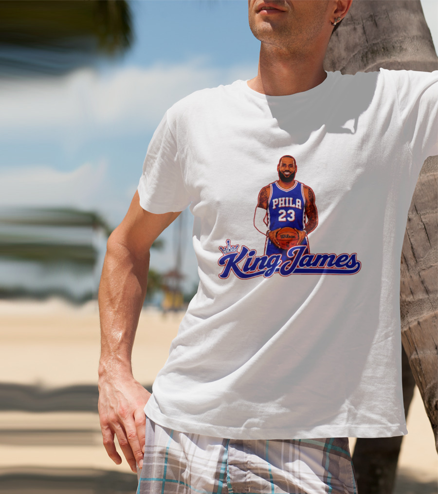 King James Philly 23 Basketball Legend T-Shirt