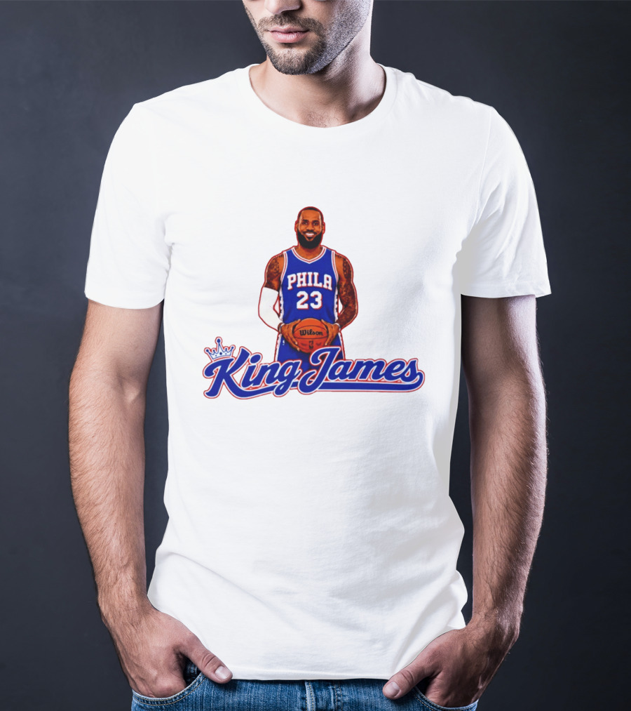 King James Philly 23 Basketball Legend T-Shirt