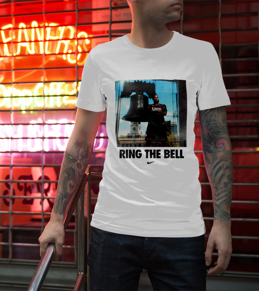 LeBron James Sixers Liberty Bell Ring The Bell T-Shirt