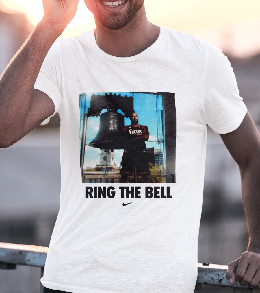LeBron James Sixers Liberty Bell Ring The Bell T-Shirt
