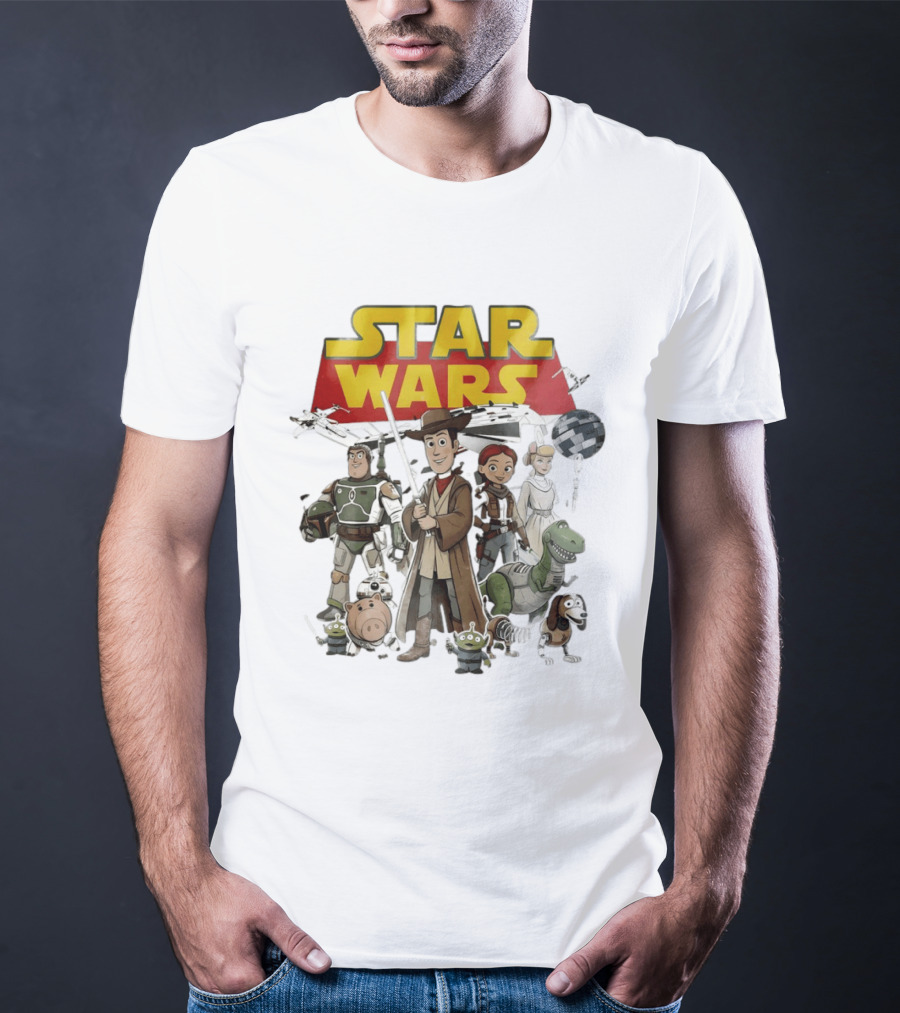 Star Wars Toy Story Mashup Disneyland Family Trip 2026 T-Shirt