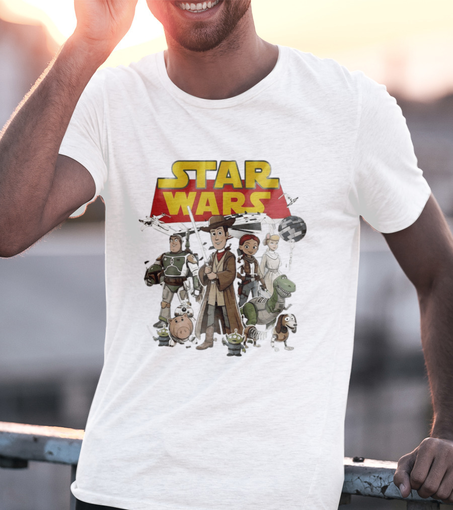Star Wars Toy Story Mashup Disneyland Family Trip 2026 T-Shirt