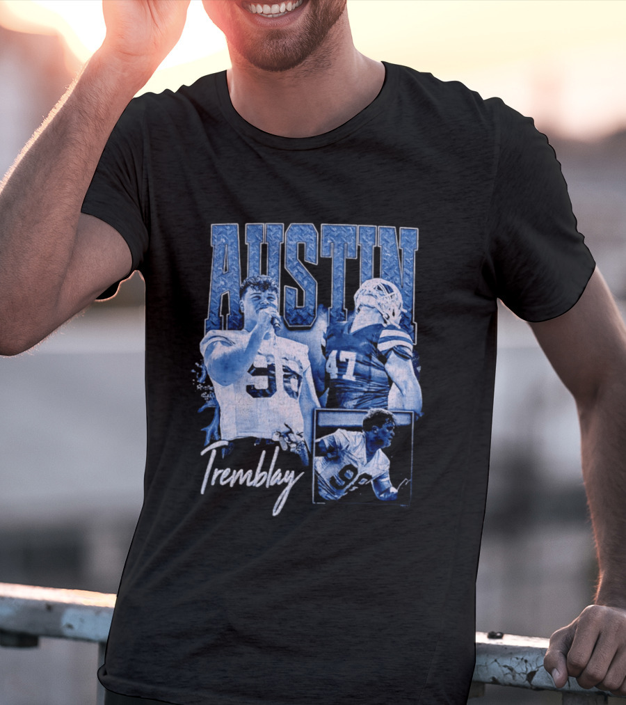 Austin Tremblay Football Austin 36 47 Sports T-Shirt