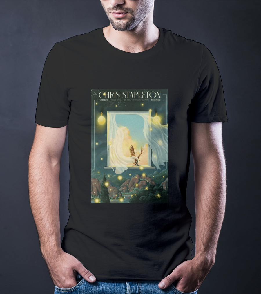 Chris Stapleton Featuring The Gorge George WA July 25 2026 With Special Guest Grace Potter The Honchos T-Shirt