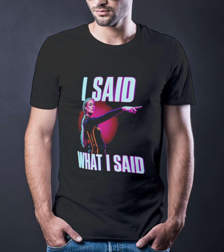 Sophie Cunningham I Said What I Said Pointing Indiana Fever WNBA Basketball T-Shirt