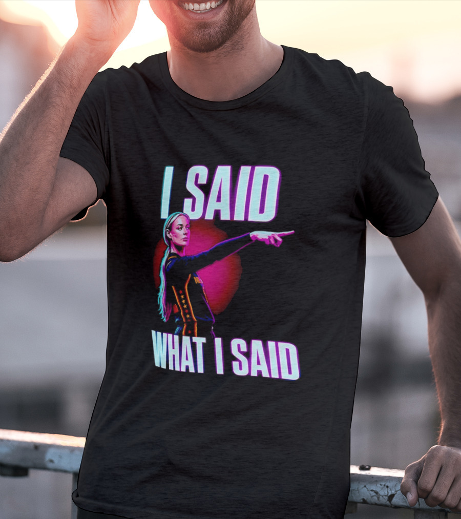 Sophie Cunningham I Said What I Said Pointing Indiana Fever WNBA Basketball T-Shirt