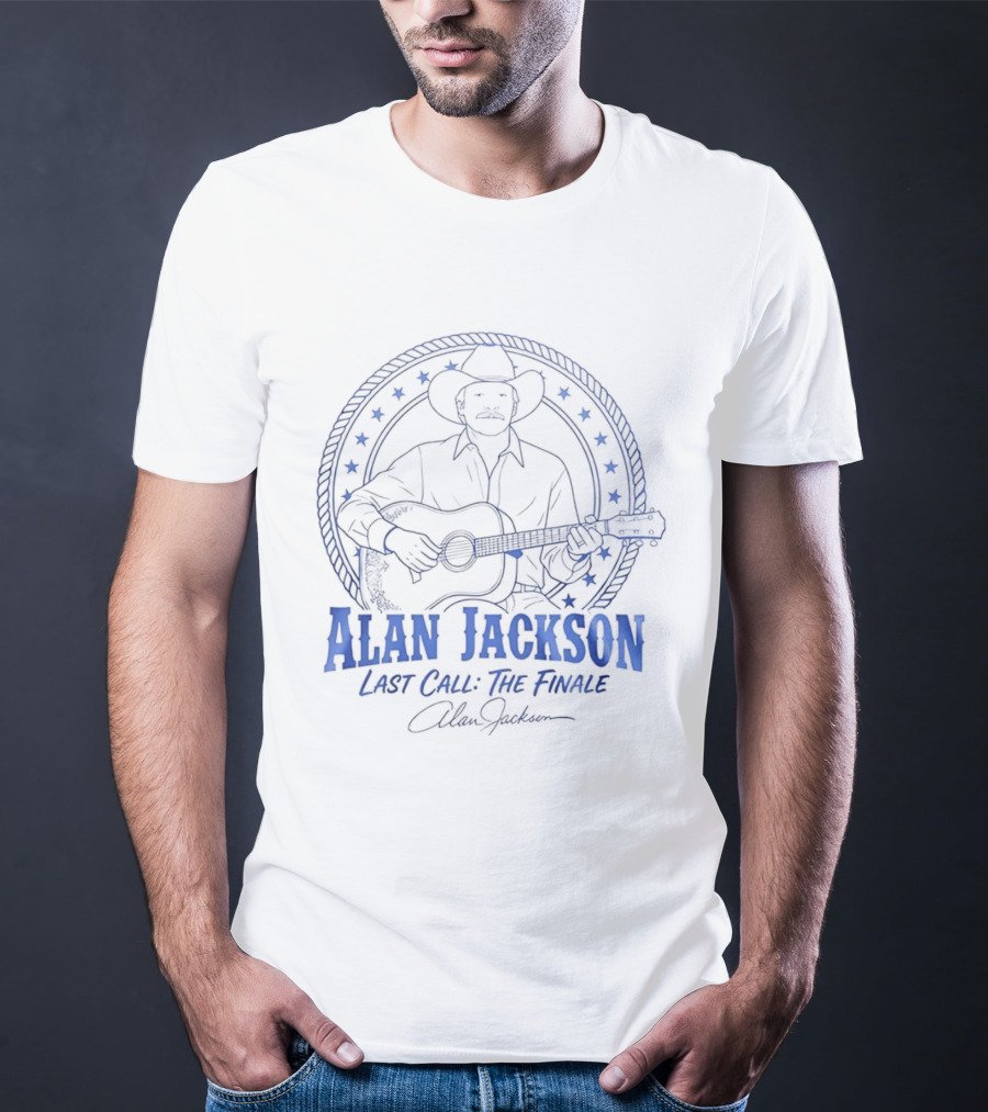 Alan Jackson Last Call The Finale Tour 2026 Tennessee Titans Collaboration T-Shirt