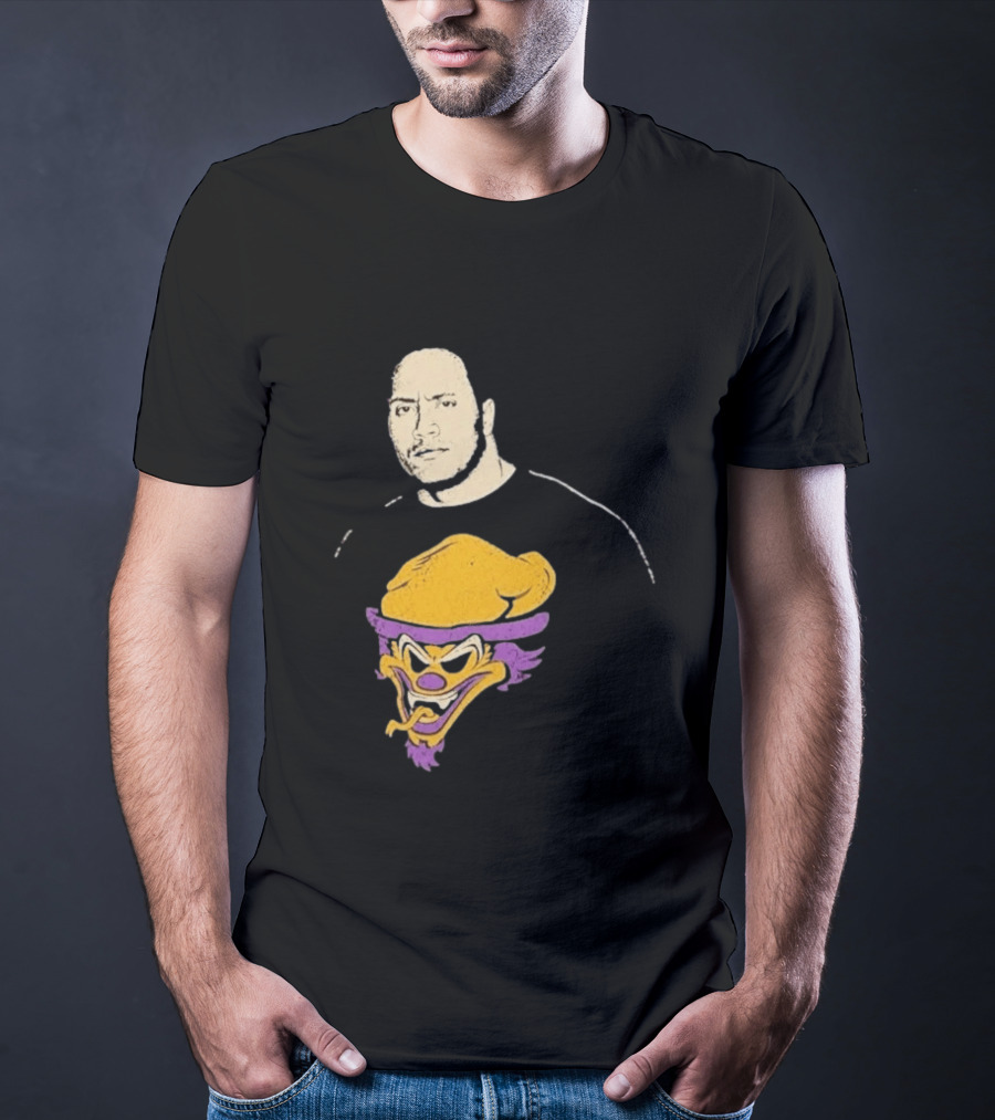 Dwayne Johnson The Rock Insane Clown Posse Collaboration T-Shirt