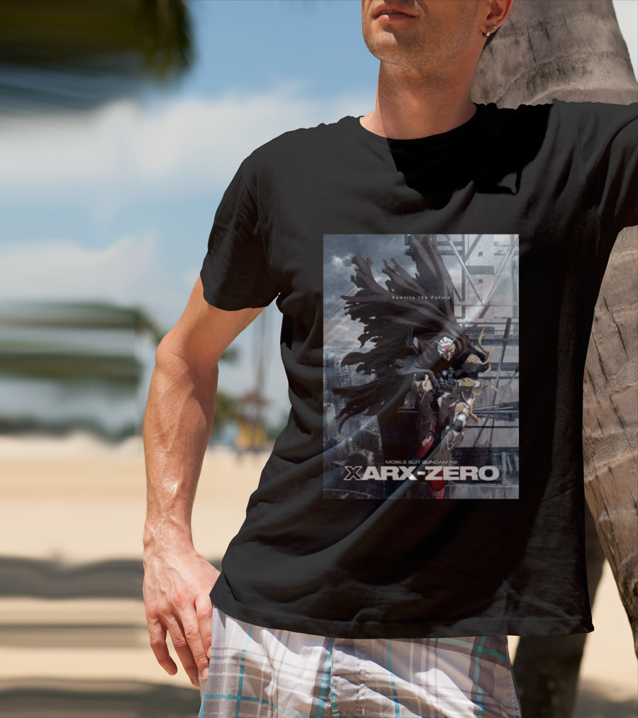 Rewrite The Future Mobile Suit Gundam RG Xarx Zero New Series T-Shirt