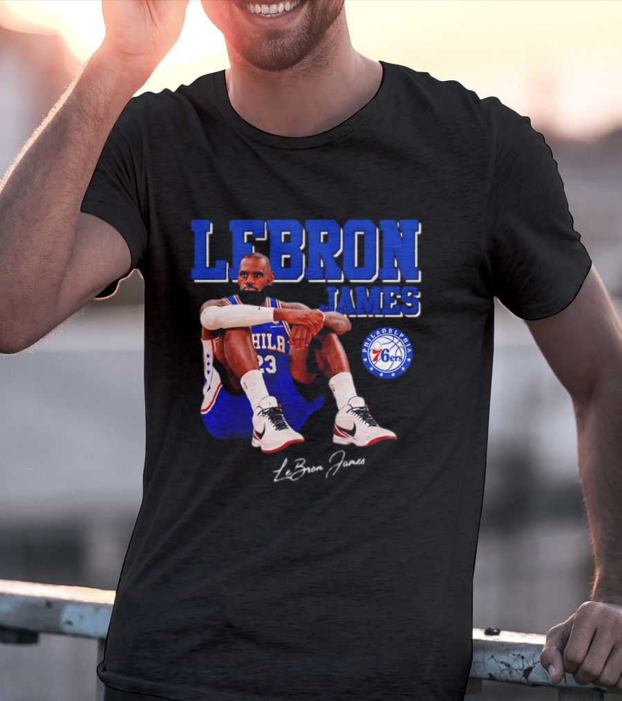 Lebron James 23 Philadelphia 76ers Basketball Phila 76ers 2026 T-Shirt