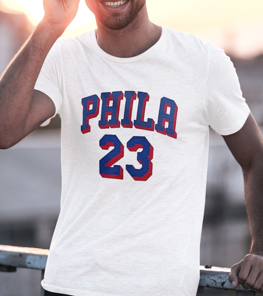 PHILA 23 LeBron James Philadelphia 76ers Youth Fast Break T-Shirt