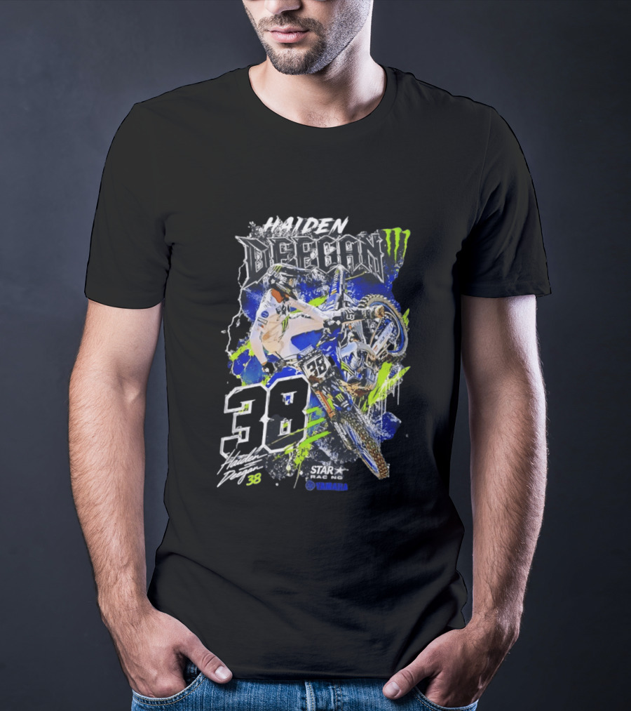 Haiden Deegan 38 Star Racing Yamaha Monster Energy Moto Cross T-Shirt