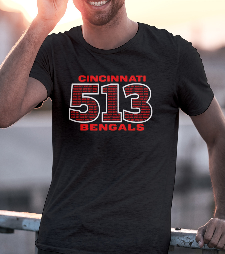 Cincinnati Bengals 513 Who Dey T-Shirt
