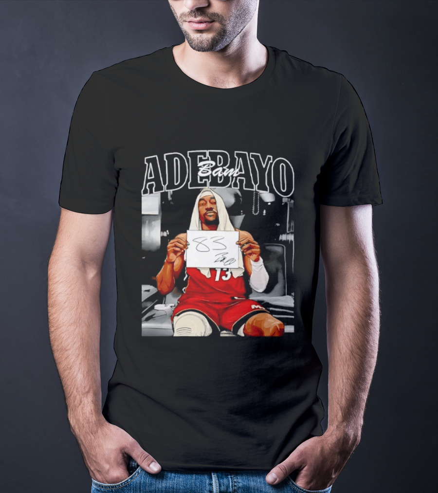 Miami Heat Bam Adebayo Number 13 83 Points T-Shirt