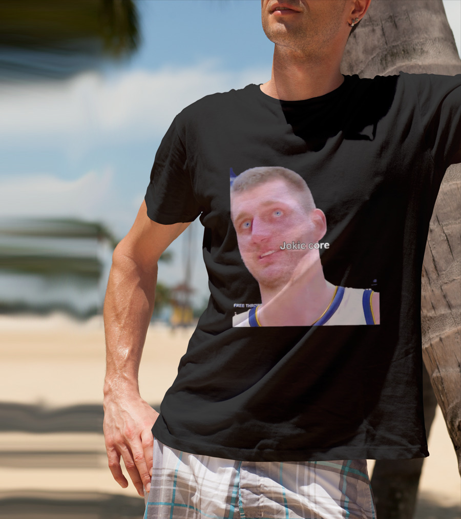 Jokic Core Nikola Jokic Free Throw Basketball T-Shirt