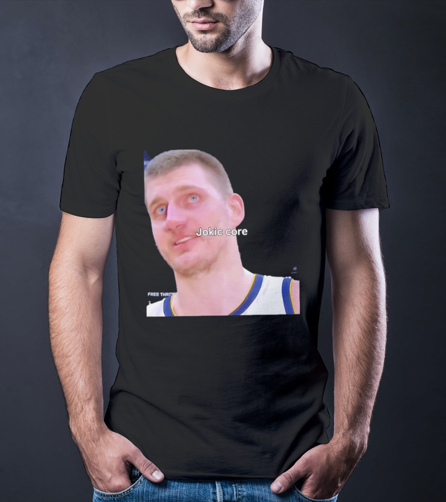 Jokic Core Nikola Jokic Free Throw Basketball T-Shirt