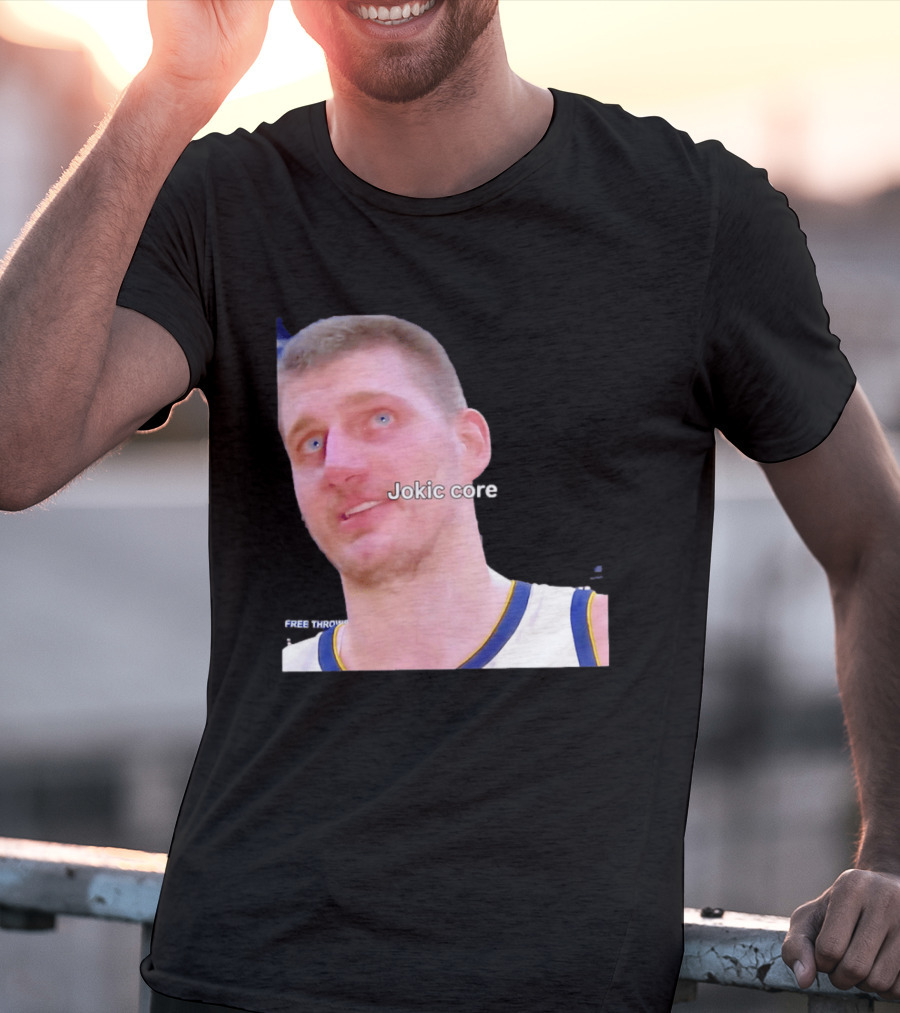 Jokic Core Nikola Jokic Free Throw Basketball T-Shirt