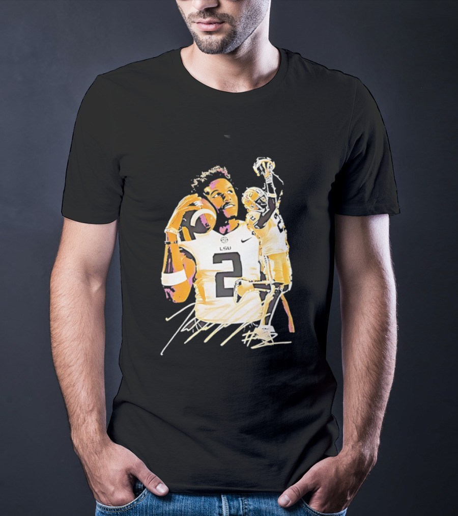 Odell Beckham Jr. LSU Tigers Football Number 2 NCAA T-Shirt