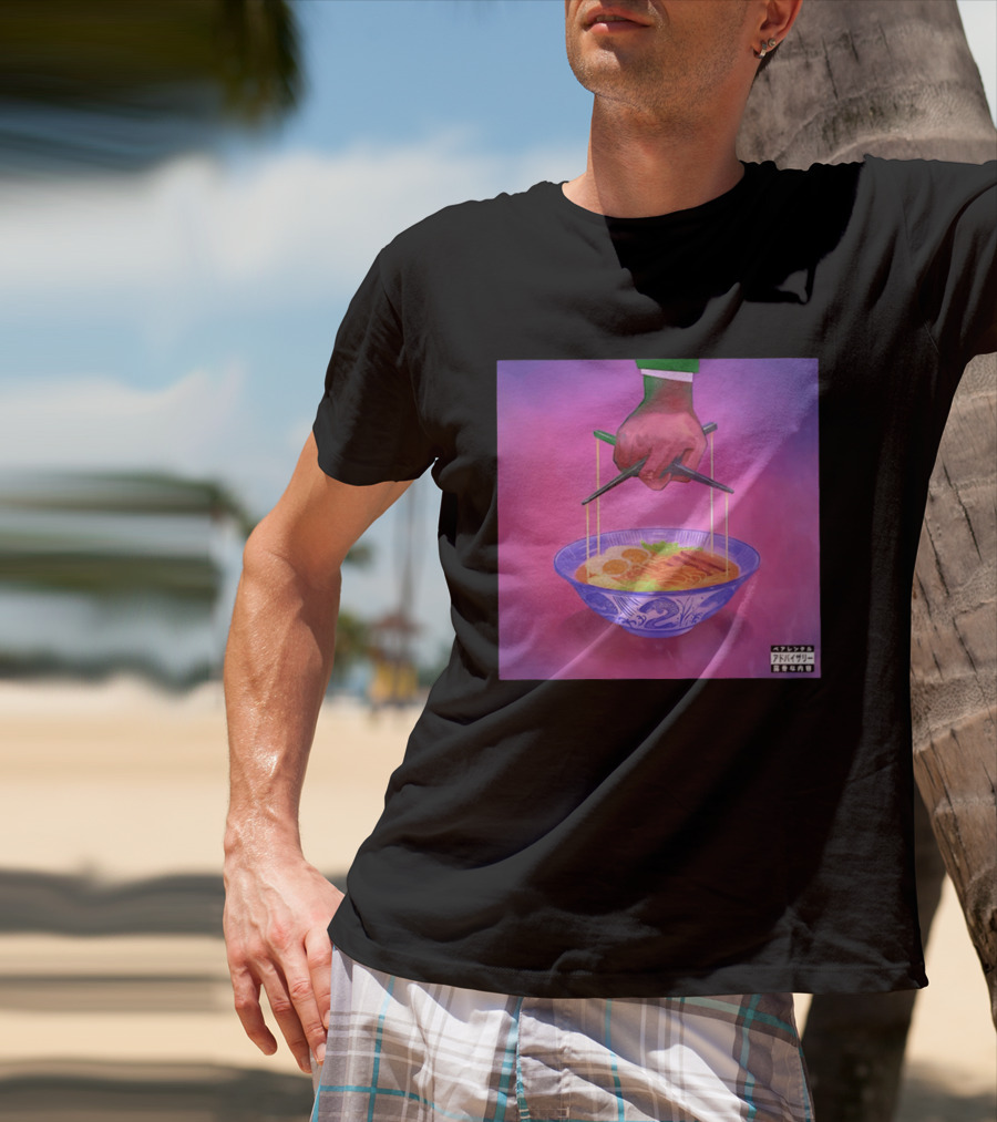 Parental Advisory Explicit Content Ramen Puppet Master Japanese Noodles Bowl T-Shirt