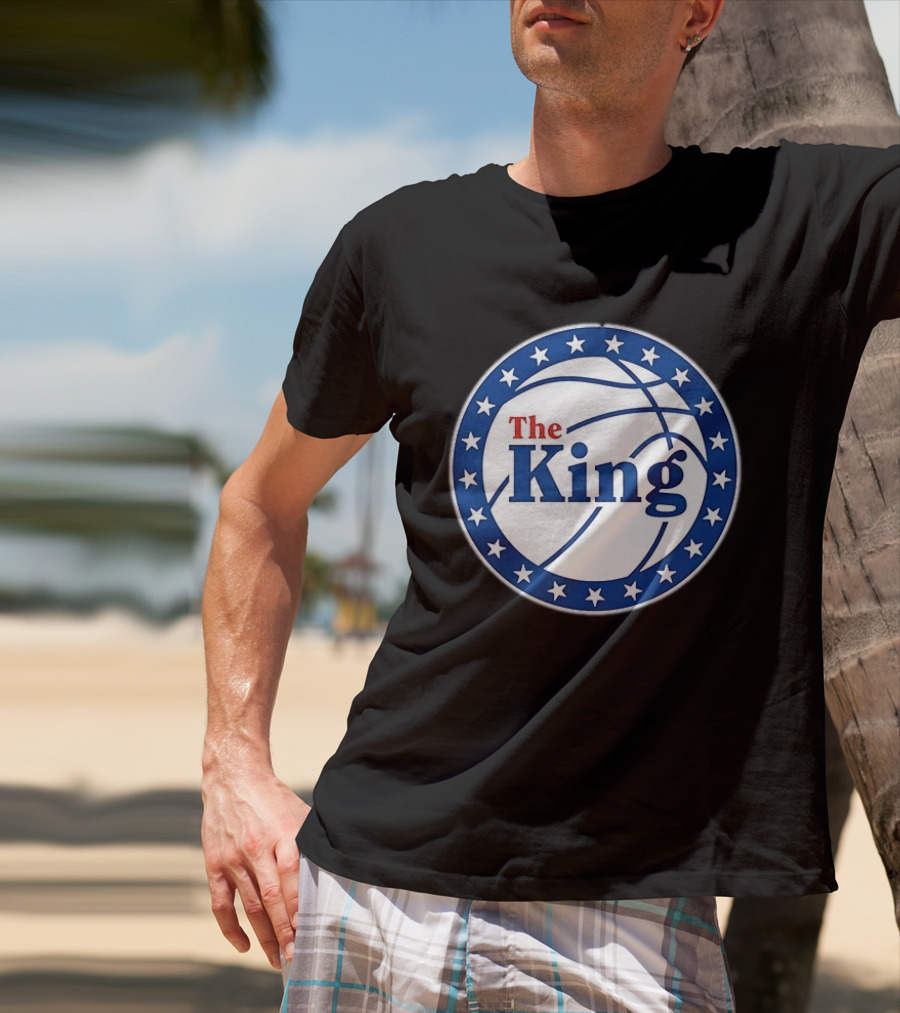The King Lebron James Philadelphia 76ers 2026 Basketball Stars T-Shirt