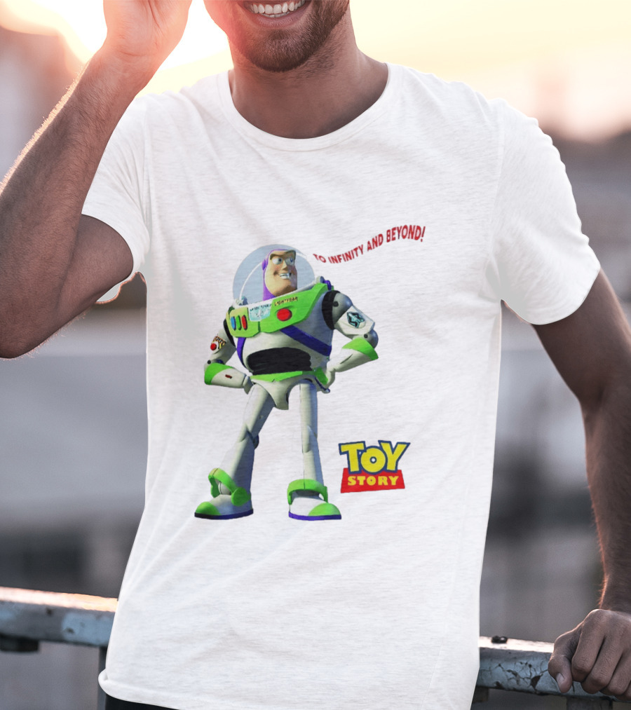 Buzz Lightyear To Infinity And Beyond Toy Story Pixar T-Shirt