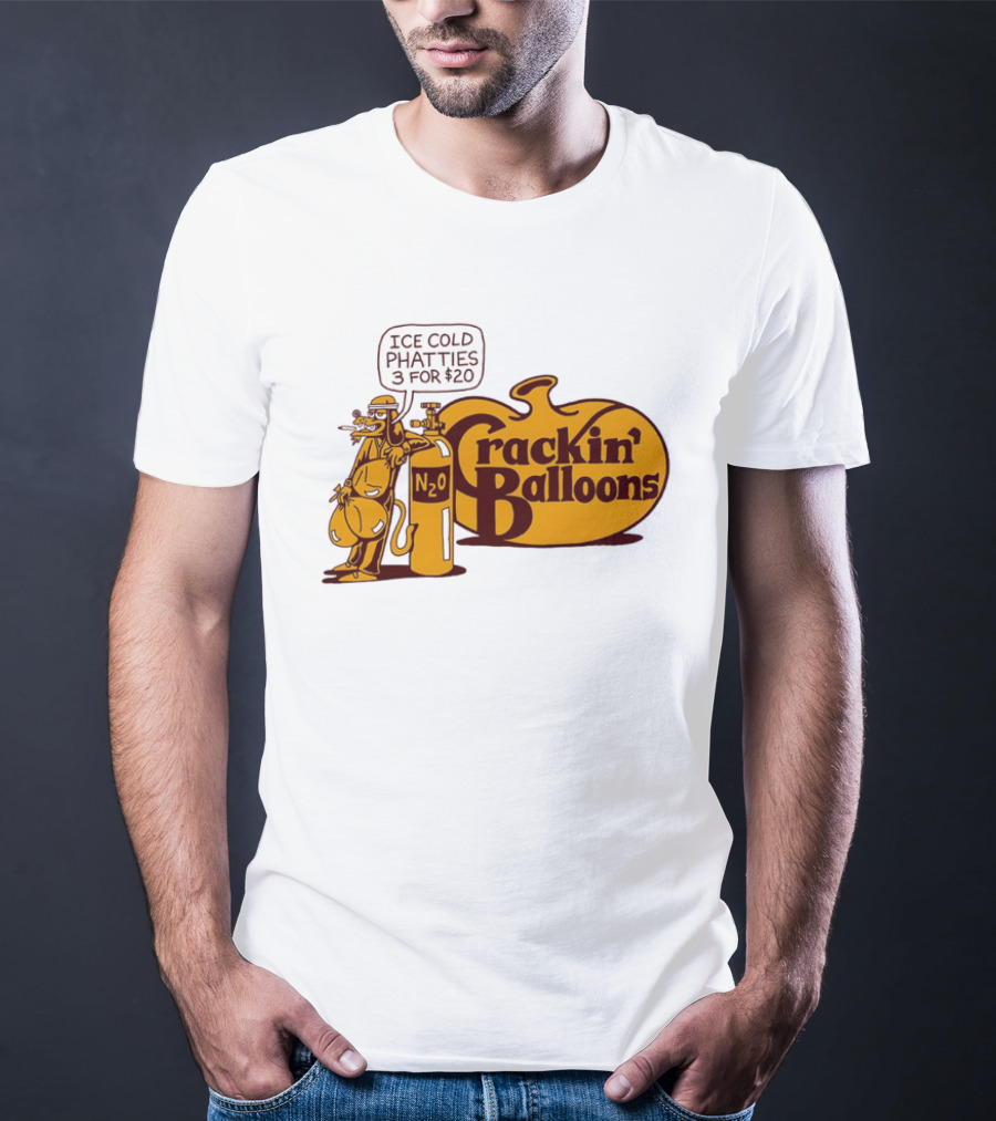 Cracker Barrel Crackin' Balloons Ice Cold Phatties N2O 3 For $20 T-Shirt
