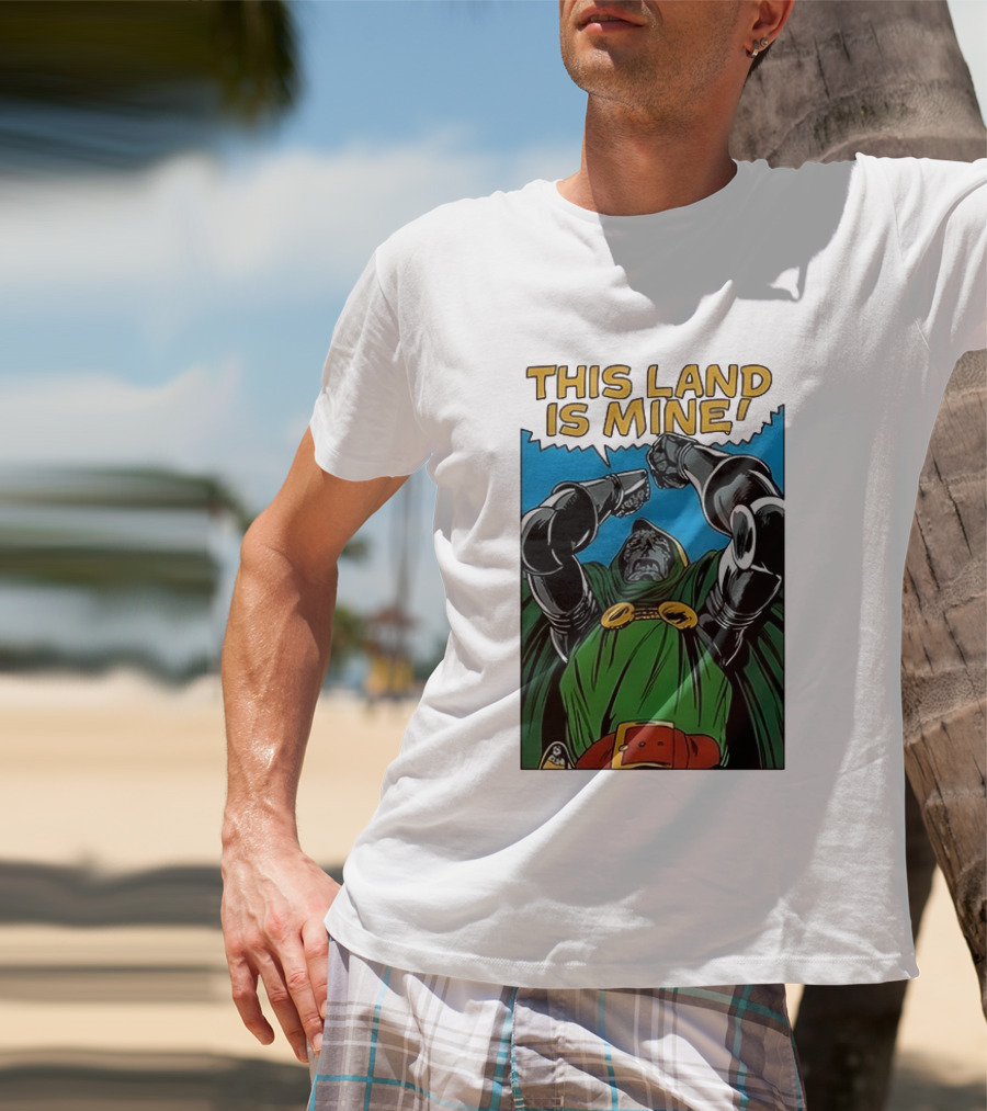 Doctor Doom Marvel Studios This Land Is Mine Vintage Comic T-Shirt