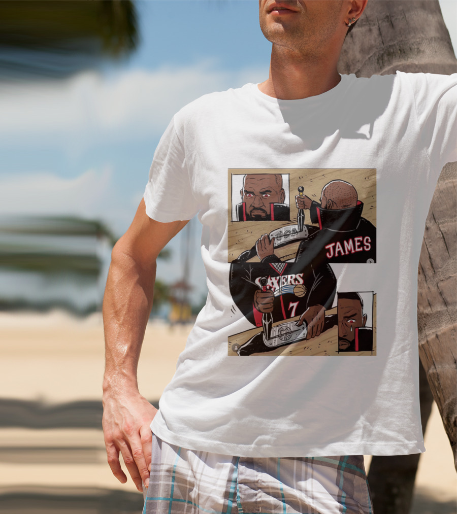 James Sixers 17 Basketball Comic T-Shirt