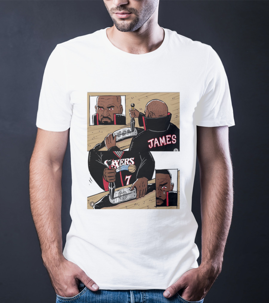 James Sixers 17 Basketball Comic T-Shirt