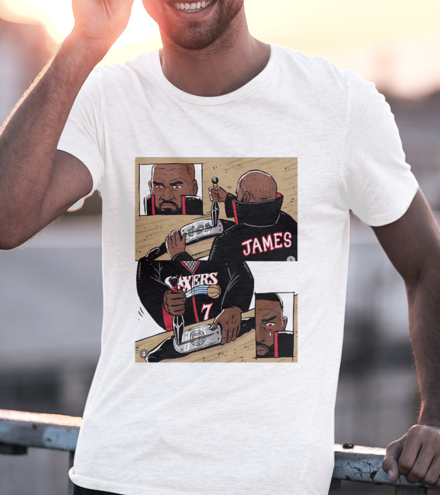 James Sixers 17 Basketball Comic T-Shirt