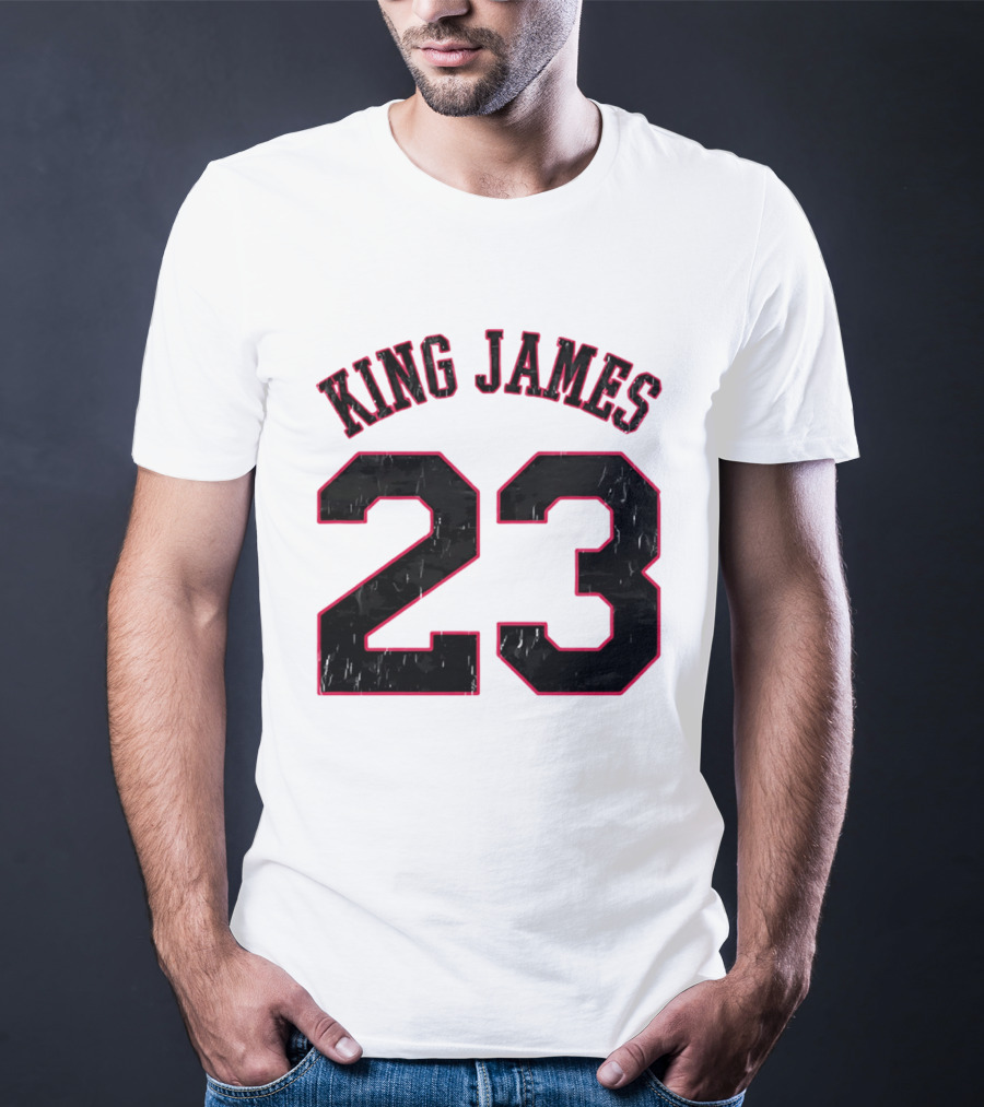 King James 23 Retro Basketball T-Shirt