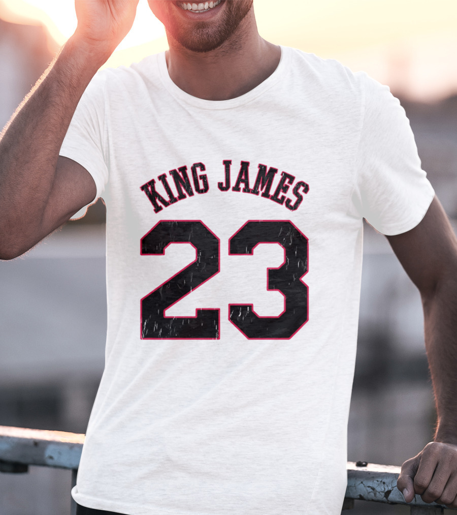 King James 23 Retro Basketball T-Shirt