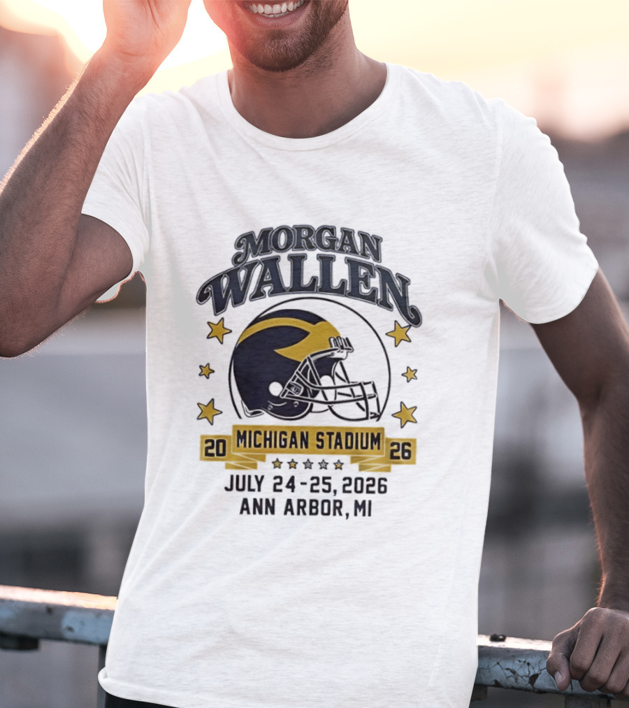 Morgan Wallen Michigan Stadium 2026 Ann Arbor July 24 25 T-Shirt