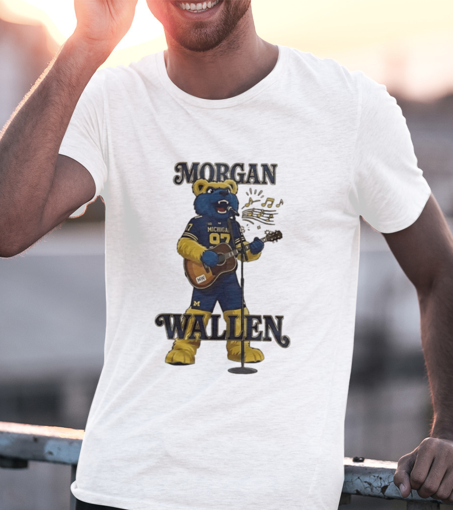 Michigan 97 Football Mascot Morgan Wallen Still The Problem Tour 2026 T-Shirt