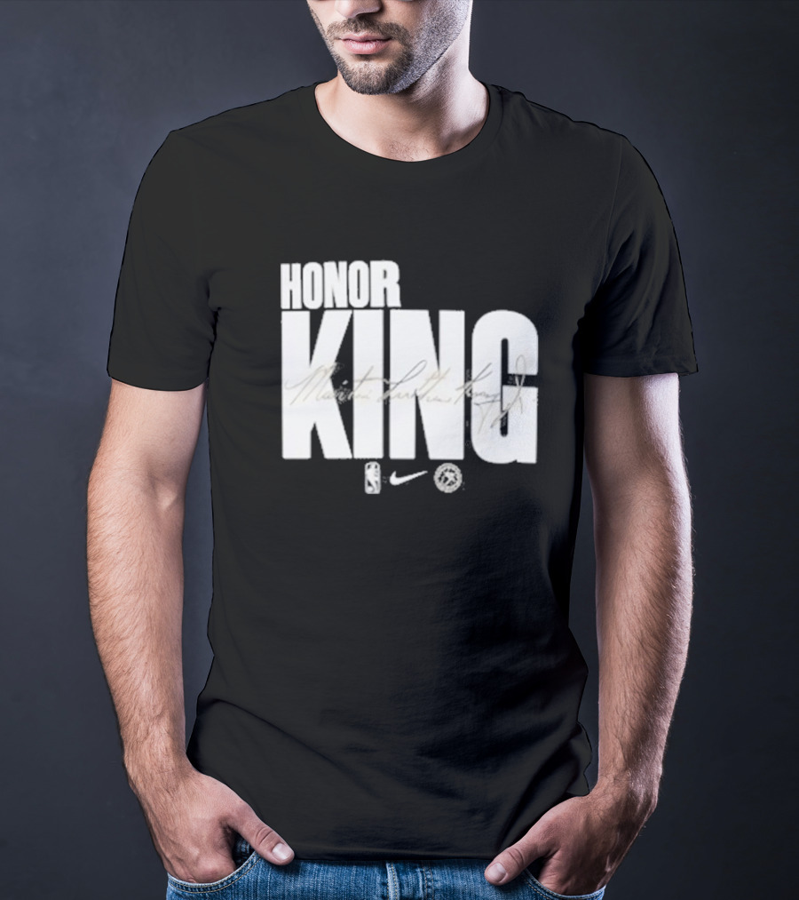 Anthony Edwards NBA Philadelphia 76ers Honor King Martin Luther King Jr Team Issued T-Shirt
