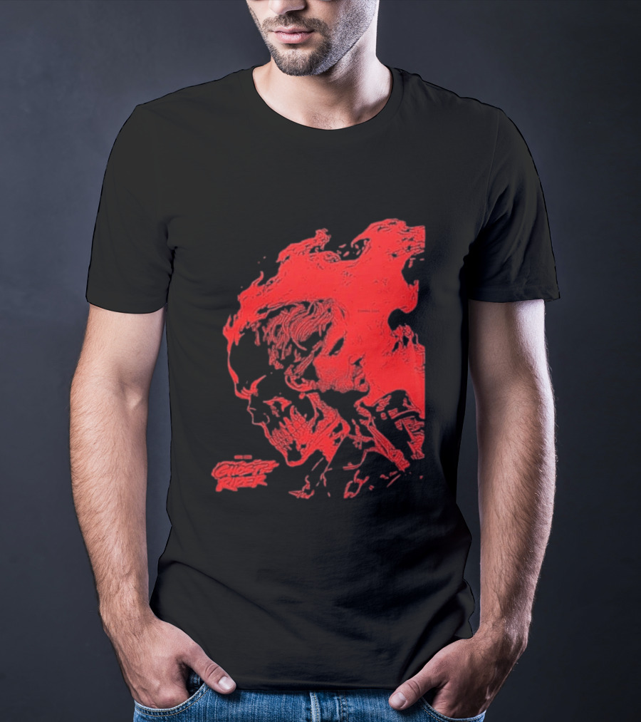 Ryan Gosling Marvel Studios Ghost Rider 2028 Movie Skeleton Flame T-Shirt