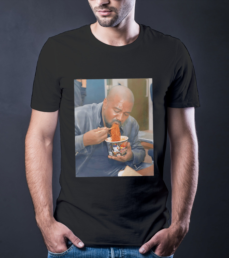Buldak Bokkeum Myeon Kanye West Noodle Cup Spicy Challenge T-Shirt